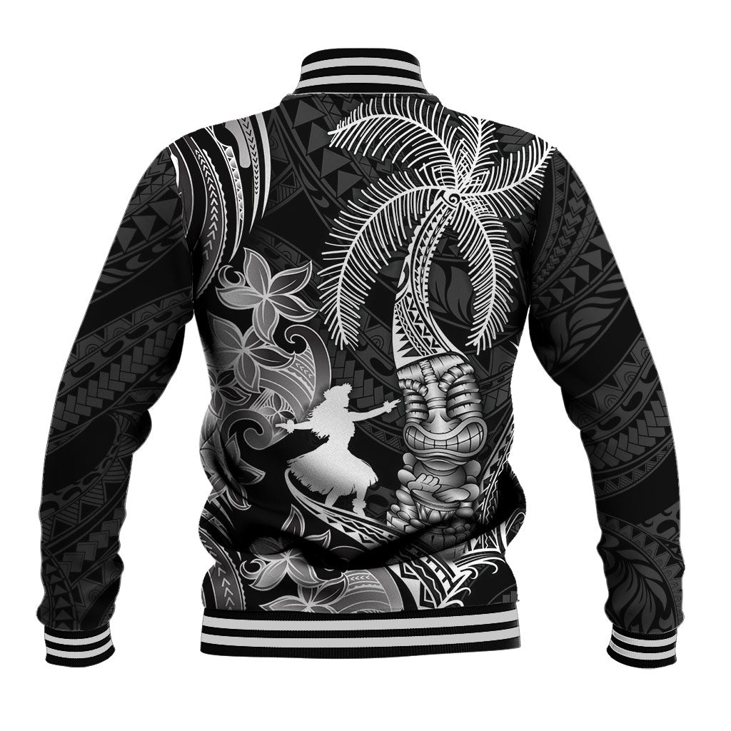 Hawaii Tribal Tiki Drum Hula Girl Baseball Jacket LT14 - Polynesian Pride