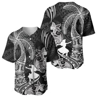 Hawaii Tribal Tiki Drum Hula Girl Baseball Jersey LT14 - Polynesian Pride