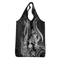 Hawaii Tribal Tiki Drum Hula Girl Grocery Bag LT14 - Polynesian Pride
