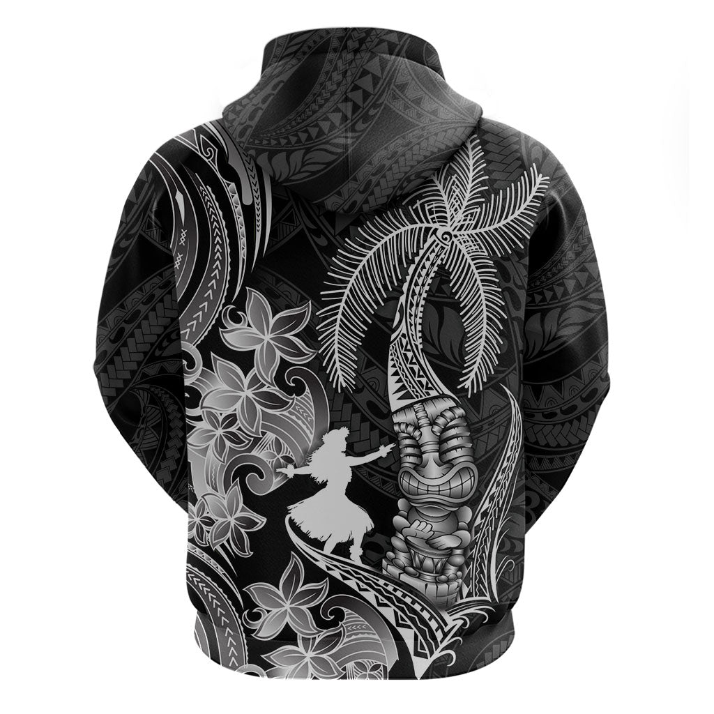 Hawaii Tribal Tiki Drum Hula Girl Hoodie LT14 - Polynesian Pride