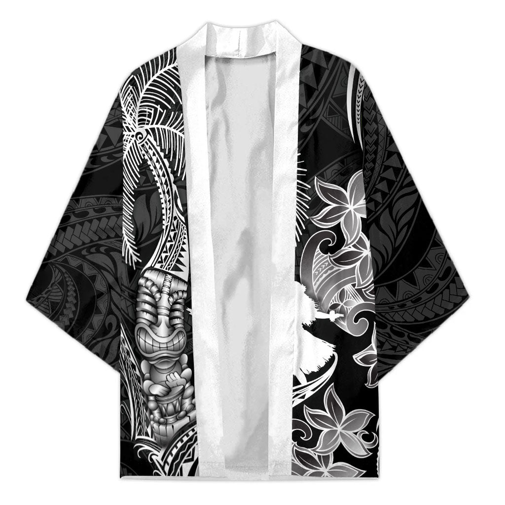Hawaii Tribal Tiki Drum Hula Girl Kimono