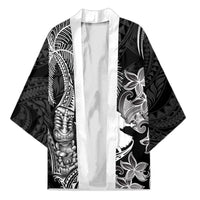Hawaii Tribal Tiki Drum Hula Girl Kimono