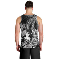 Hawaii Tribal Tiki Drum Hula Girl Men Tank Top LT14 - Polynesian Pride
