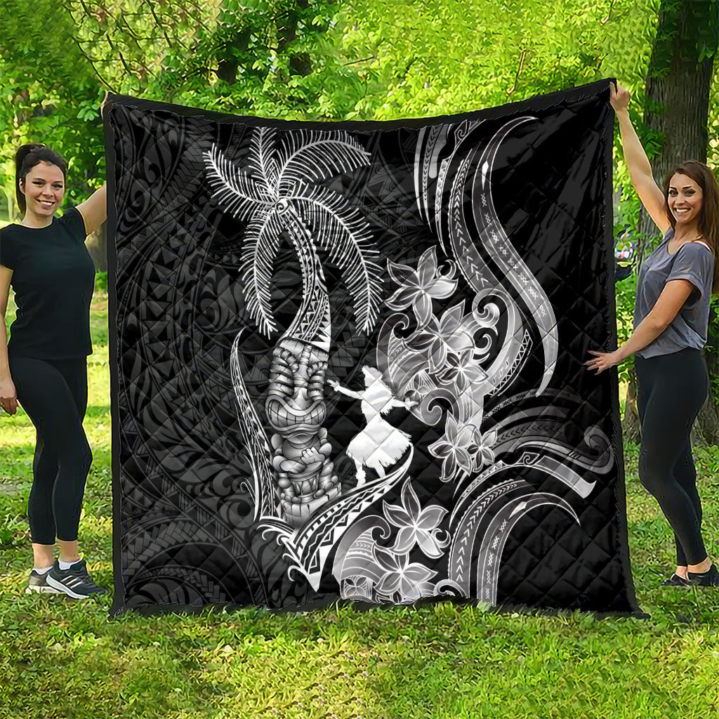 Hawaii Tribal Tiki Drum Hula Girl Quilt LT14 - Polynesian Pride