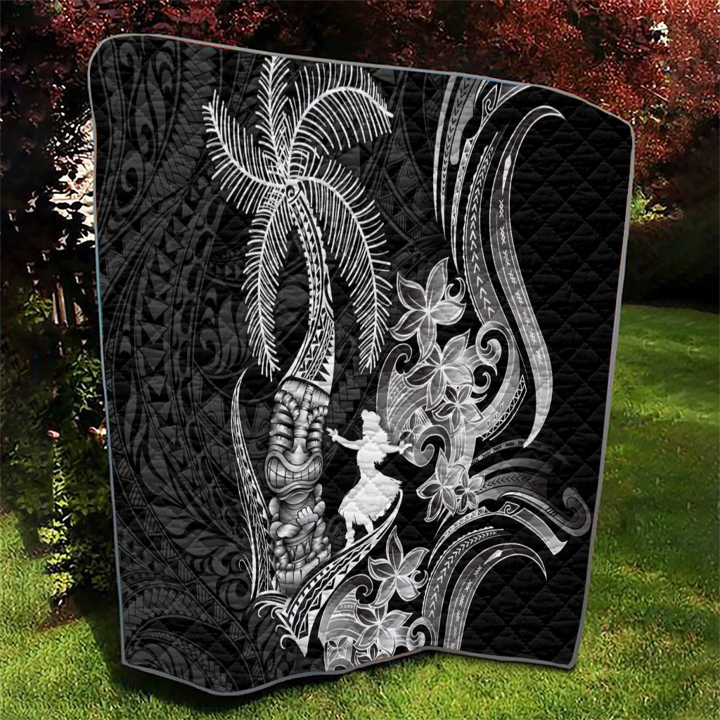 Hawaii Tribal Tiki Drum Hula Girl Quilt LT14 - Polynesian Pride