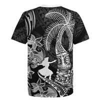 Hawaii Tribal Tiki Drum Hula Girl Rugby Jersey LT14 - Polynesian Pride