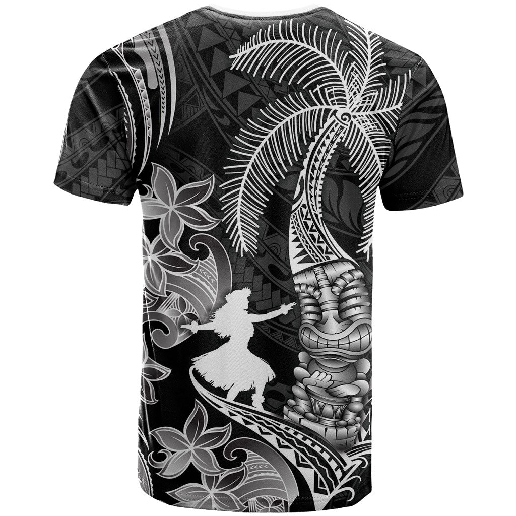 Hawaii Tribal Tiki Drum Hula Girl T Shirt LT14 - Polynesian Pride