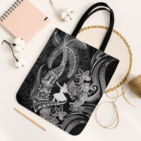 Hawaii Tribal Tiki Drum Hula Girl Tote Bag LT14 Black Strap One Size Black - Polynesian Pride