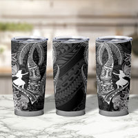 Hawaii Tribal Tiki Drum Hula Girl Tumbler Cup LT14 - Polynesian Pride