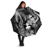 Hawaii Tribal Tiki Drum Hula Girl Umbrella LT14 - Polynesian Pride