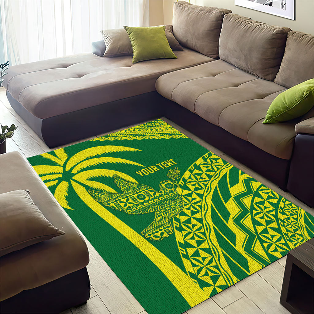 Tailevu Fiji 2026 Rugby Custom Area Rug Dove Nation Fijian Tapa Pattern LT14 - Polynesian Pride