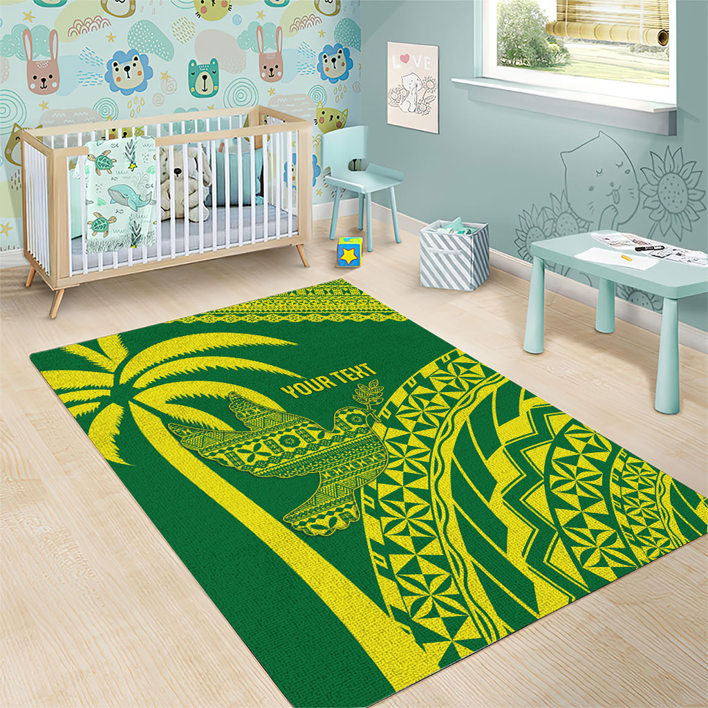 Tailevu Fiji 2026 Rugby Custom Area Rug Dove Nation Fijian Tapa Pattern LT14 - Polynesian Pride