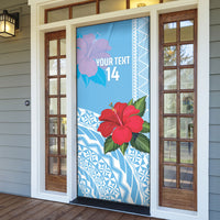 Suva Fiji 2026 Rugby Custom Door Cover Hibiscus Fijian Tapa Pattern LT14 - Polynesian Pride