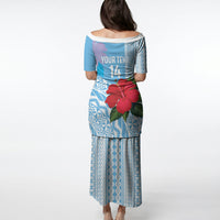 Suva Fiji 2026 Rugby Custom Puletasi Hibiscus Fijian Tapa Pattern LT14 - Polynesian Pride