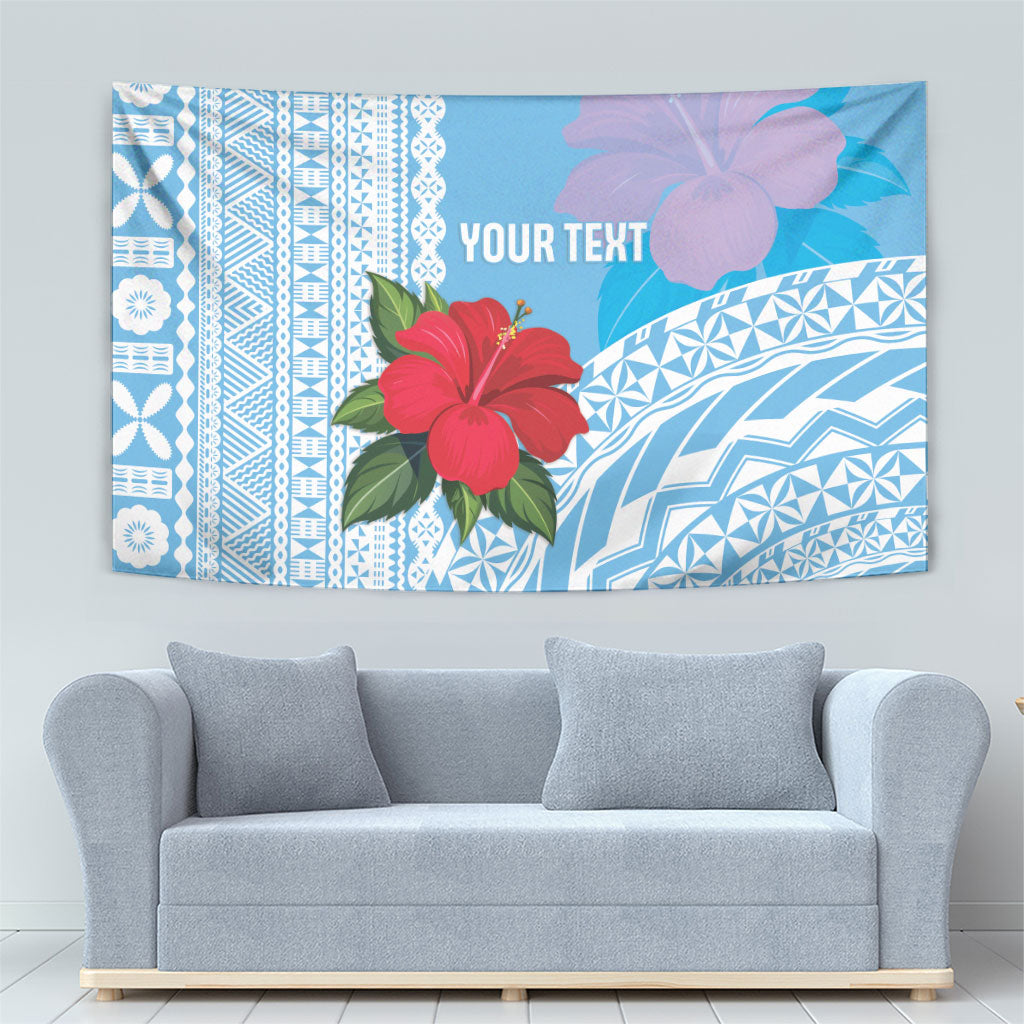 Suva Fiji 2026 Rugby Custom Tapestry Hibiscus Fijian Tapa Pattern LT14 - Polynesian Pride