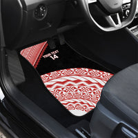 Rewa Fiji 2026 Rugby Custom Car Mats Ura Prawn Fijian Tapa Pattern LT14 - Polynesian Pride