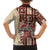 Samoa Tapau Family Matching Long Sleeve Bodycon Dress and Hawaiian Shirt Samoan Siapo Pattern LT14 - Polynesian Pride