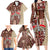 Samoa Tapau Family Matching Long Sleeve Bodycon Dress and Hawaiian Shirt Samoan Siapo Pattern LT14 - Polynesian Pride