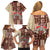 Samoa Tapau Family Matching Off Shoulder Short Dress and Hawaiian Shirt Samoan Siapo Pattern LT14 - Polynesian Pride