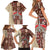 Samoa Tapau Family Matching Short Sleeve Bodycon Dress and Hawaiian Shirt Samoan Siapo Pattern LT14 - Polynesian Pride