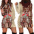 Samoa Tapau Hoodie Dress Samoan Siapo Pattern LT14 - Polynesian Pride