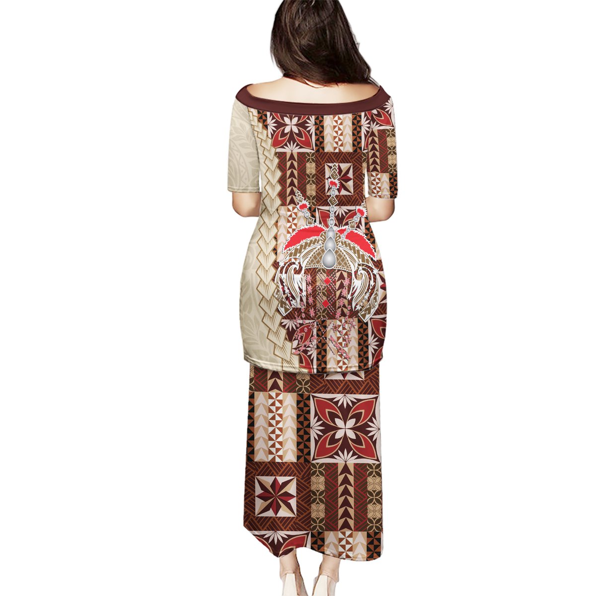 Samoa Tapau Puletasi Samoan Siapo Pattern LT14 - Polynesian Pride