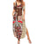 Samoa Tapau Summer Maxi Dress Samoan Siapo Pattern LT14 Women Brown - Polynesian Pride