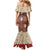 Samoa Siapo Family Matching Mermaid Dress and Hawaiian Shirt Tapa Pattern Mix Ula Fala Hibiscus LT14 - Polynesian Pride