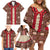 Samoa Siapo Family Matching Off Shoulder Short Dress and Hawaiian Shirt Tapa Pattern Mix Ula Fala Hibiscus LT14 - Polynesian Pride