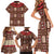 Samoa Siapo Family Matching Short Sleeve Bodycon Dress and Hawaiian Shirt Tapa Pattern Mix Ula Fala Hibiscus LT14 - Polynesian Pride