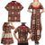 Samoa Siapo Family Matching Summer Maxi Dress and Hawaiian Shirt Tapa Pattern Mix Ula Fala Hibiscus LT14 - Polynesian Pride