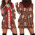 Samoa Siapo Hoodie Dress Tapa Pattern Mix Ula Fala Hibiscus LT14 - Polynesian Pride