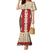 Samoa Siapo Mermaid Dress Tapa Pattern Mix Ula Fala Hibiscus LT14 Women Brown - Polynesian Pride