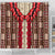 Samoa Siapo Shower Curtain Tapa Pattern Mix Ula Fala Hibiscus LT14 - Polynesian Pride