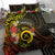 Vanuatu Christmas Bedding Set Vanuatuan Pig Tusk - Meri Krismas!