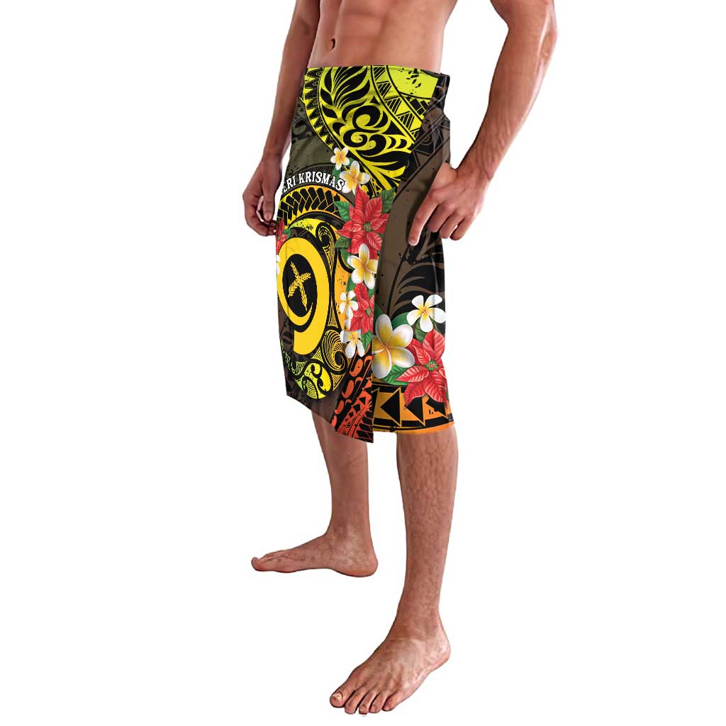 Vanuatu Christmas Lavalava Vanuatuan Pig Tusk - Meri Krismas! LT14 - Polynesian Pride