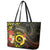 Vanuatu Christmas Leather Tote Bag Vanuatuan Pig Tusk - Meri Krismas!