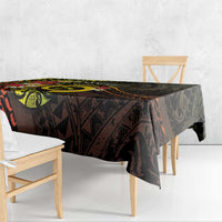 Vanuatu Christmas Tablecloth Vanuatuan Pig Tusk - Meri Krismas! LT14 - Polynesian Pride