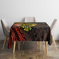 Vanuatu Christmas Tablecloth Vanuatuan Pig Tusk - Meri Krismas! LT14 - Polynesian Pride