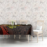 Vanuatu Christmas Tablecloth Vanuatuan Pig Tusk - Meri Krismas! LT14 - Polynesian Pride