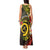 Vanuatu Christmas Tank Maxi Dress Vanuatuan Pig Tusk - Meri Krismas!