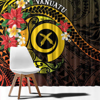 Vanuatu Christmas Window Curtain Vanuatuan Pig Tusk - Meri Krismas! LT14 - Polynesian Pride