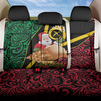 Vanuatu Christmas Back Car Seat Cover Vanuatuan Conch Shell - Meri Krismas! LT14 One Size Black - Polynesian Pride