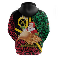 Vanuatu Christmas Hoodie Vanuatuan Conch Shell - Meri Krismas! LT14 - Polynesian Pride