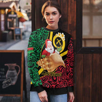 Vanuatu Christmas Ugly Christmas Sweater Vanuatuan Conch Shell - Meri Krismas! LT14 - Polynesian Pride