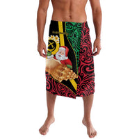 Vanuatu Christmas Lavalava Vanuatuan Conch Shell - Meri Krismas! LT14 Black - Polynesian Pride