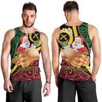 Vanuatu Christmas Men Tank Top Vanuatuan Conch Shell - Meri Krismas! LT14 - Polynesian Pride