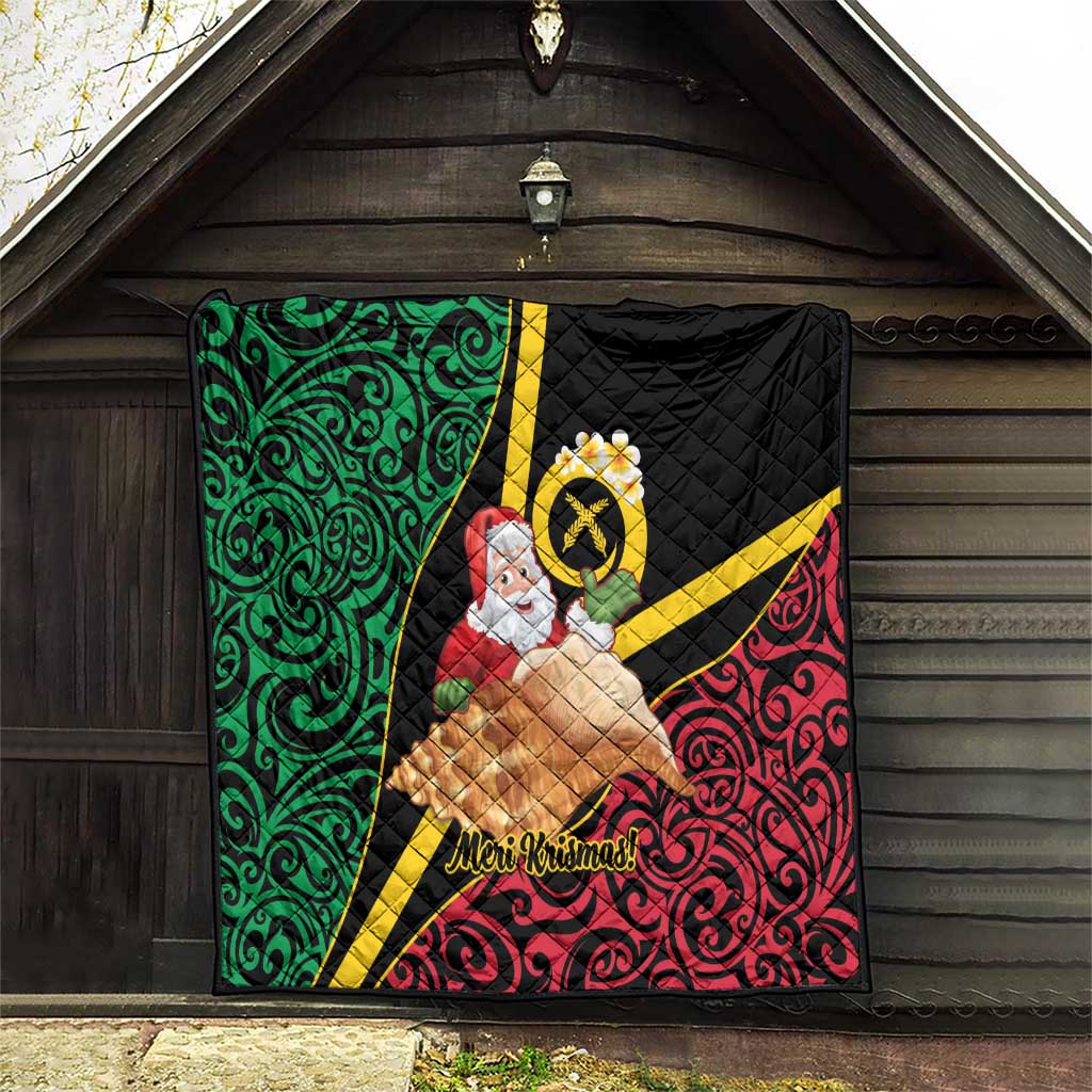 Vanuatu Christmas Quilt Vanuatuan Conch Shell - Meri Krismas! LT14 - Polynesian Pride