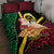 Vanuatu Christmas Quilt Bed Set Vanuatuan Conch Shell - Meri Krismas!