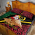 Vanuatu Christmas Quilt Bed Set Vanuatuan Conch Shell - Meri Krismas!